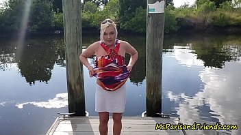 Stripping Full Nude, Masturbating and a Public Sex Creampie