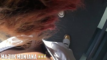 Majiik Montana Fucks Tattooed Latina Gia Lovely in South Beach Stairwell (POV)