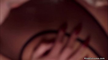 Blonde and brunette are anal banged