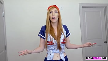 MILF stepmom and latina teen sucks cock for a ticket