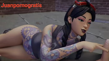 Jules juega con una verga Fortnite