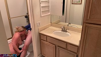 Busty blonde fucks her roommate to pay rent