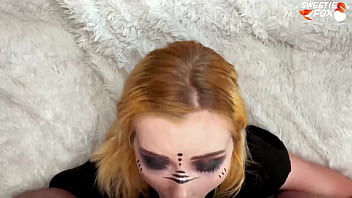 Sexy Girl Elf Hard Fucks In Mouth And Ass - Creampie