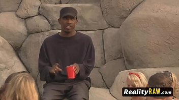 Stunning swinger babes swapping partners and having oral sex!