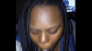 Thot sucking dick and texting her boyfriend | Then she gets FUCKED