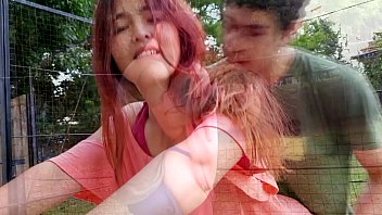 Deepthroat and rough sex in the park with my schoolmatev