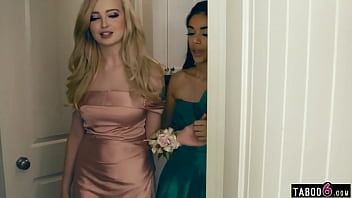 Teens Lexi Lore and Harmony Wonder lesbian licking