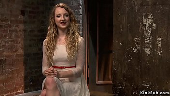 Different blonde sluts on hogtie