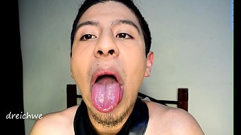 Playing with my tongue