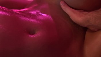 Nicole stimulated by the massage asks to enjoy penetrating her