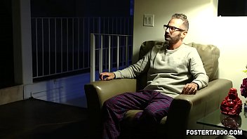 Vanna Bardot was caught by foster stepdad Calvin Hardy sneaking out at night. She had no choice but to obeys and fucks with him to remain at her new home.