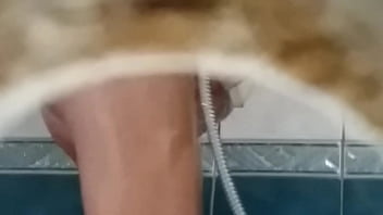 voyeur shaved girl in the shower #2