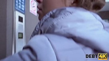 DEBT4k. Calibri Angel wants bigger tits so takes the debt and finally pays for it