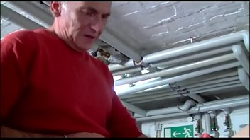 Young chubby try a taste of a candy