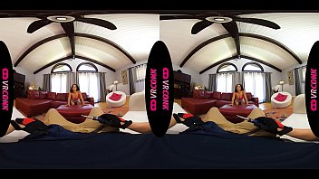 VRConk Latin teenage girl needs help and she is paying in nature