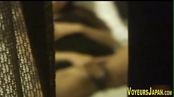 Asians spied thru windows fingerbanging