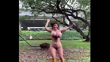 brittany elizabeth completely naked and wearing boots