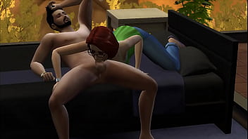 Fucking young horny sims from the neighborhood