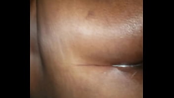 Ebony sucks and anal fucks til her ass gets creampied