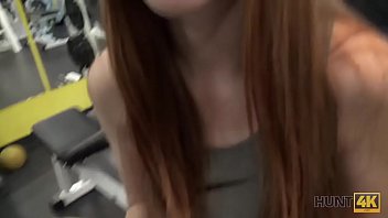 HUNT4K. Cuckold is paid to watch how Linda Sweet sucks strangers dick