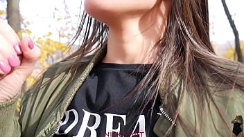 I met my step sister in park - brunette babe 60 FPS