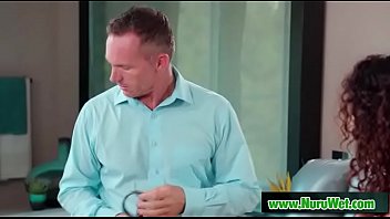 Masseuse Liv Revamped shower her client Marcus London