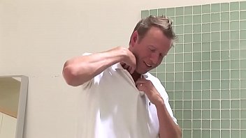 Adrianna gets double-fucked in the shower by her step father and