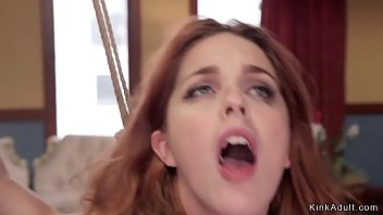 Butler fucks throats to two slaves bdsm