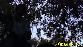 Young twink fingered by tentac1ed while furry masturbates