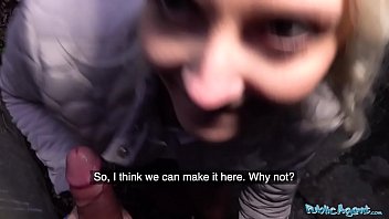 Public Agent Horny tourist Helena Moeller is hungry for Czech cock