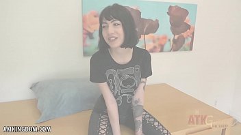 Hot brunette Charlotte Sartre is so horny