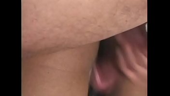Busty ebony Ayana Angel with a hairy cunt tastes white cock outdoors