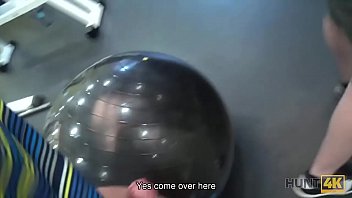 HUNT4K. Linda Sweet forgets about working out and has sex for money