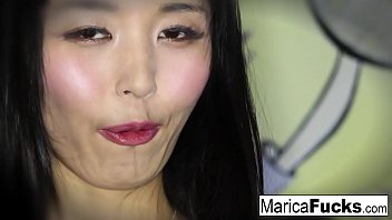 Marica strips off her costume and plays with herself