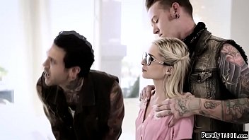 Virgin gf fucking three guys to save bf