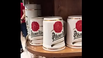 Candid Pregnant at Gift Shop