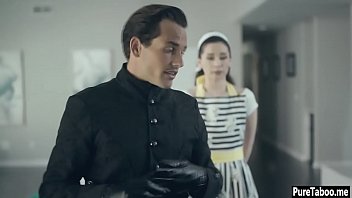 Petite housewife teen smashed by a guy after an audit