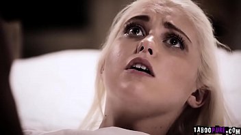 Blind teenager Chloe Cherry got moved to their new house and saw by her perverted neighbor Ricky Johnson.He took advantage and devirginized her pussy.