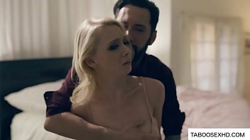 step Daughter get pounded hard while dad is watching