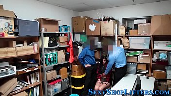 Real teenage shoplifter