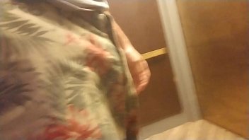 Jerking Off in Public Elevator