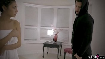 Internet teen slut gets unexpected visit from a creeper