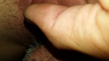 Licking my wife sweet little pussy