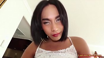 Asian Ladyboy Game Blowjob And Bareback Anal