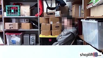 Blonde cop with big boobs busted guy because of theft