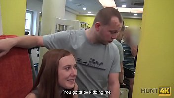 HUNT4K. Attractive girl and her cuckold BF couldn&#039_t say no to money