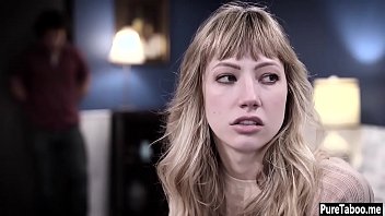 Cute unstable blonde teen got banged at a family reunion