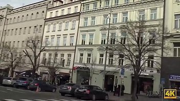 HUNT4K. Cuckold watches how girlfriend is satisfied by another guy