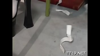 Innocent looking babe gets her tight arsehole fucked deep