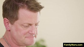 Daddy massage stepdaughter pussy